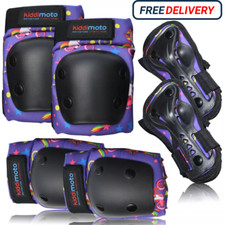 6x Kids Elbow Wrist Knee Pads