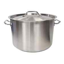 Stainless Steel Large Stock Pot Pan Brew Boiling Stew Soup Cooking Catering Pot