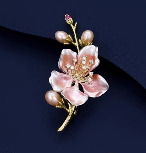 Pink pearl crystals - pearl,