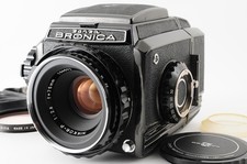 #153 Final Late N MINT Zenza Bronica S2 S2A Black 75mm f/2.8 645 Film Back JAPAN