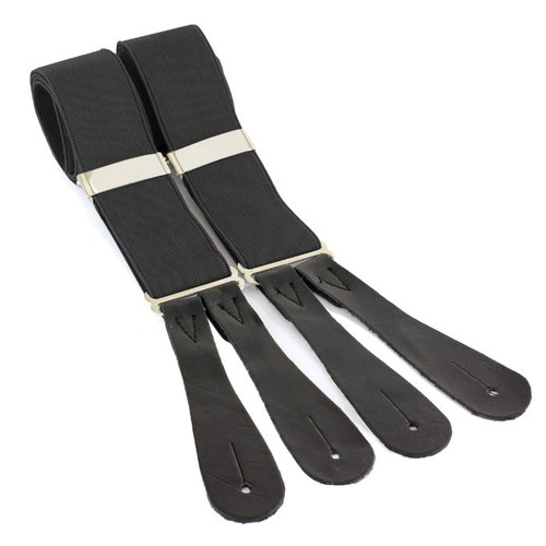 Braces for trousers leather