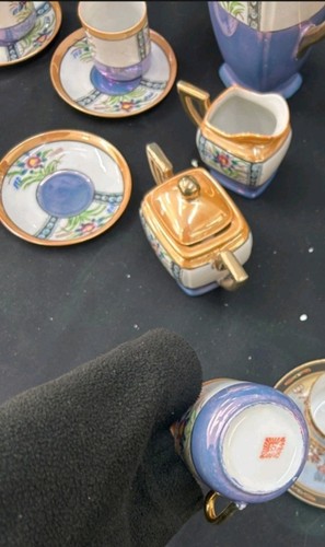 Vintage antique hand - vintage, painted