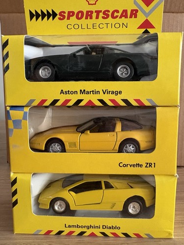 Vintage maisto supercars - 3x,