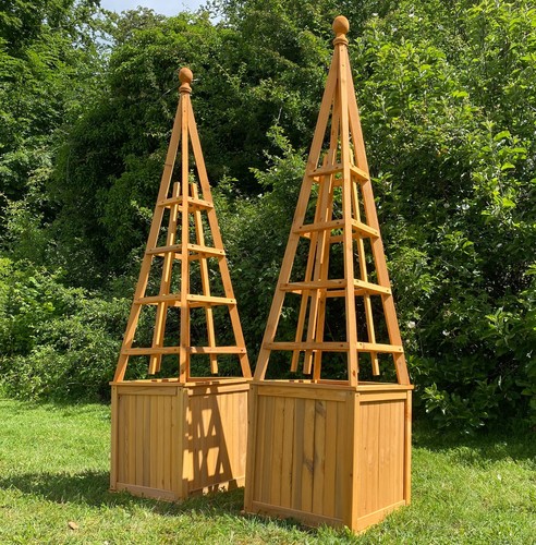 Wooden garden planter - wooden,