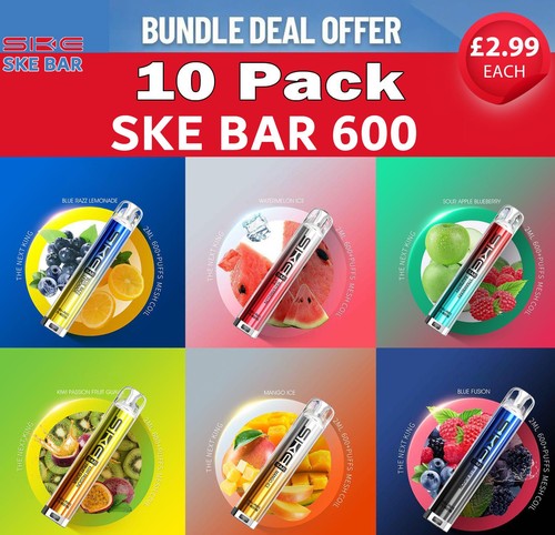 Ske bar vape cig 2ml - 10, x