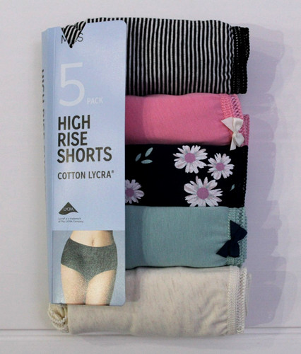 Ladies 5 pack cotton - m,