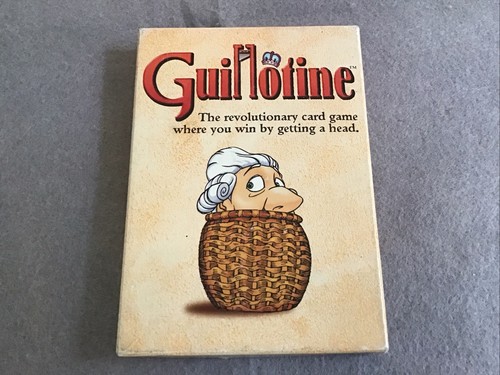 Guillotine card game - card,