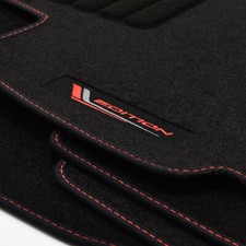 Velour floor mats edition suitable for Ford Fiesta V from manufacturing years 11/2004 - 09/2008 VBR