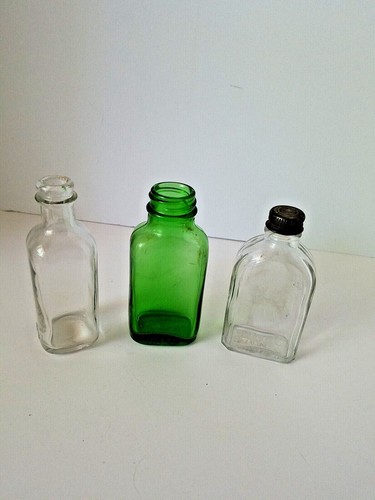 Vintage glass bottles - glass, lot