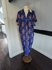 Zara Blue & Tan Brown Ethnic