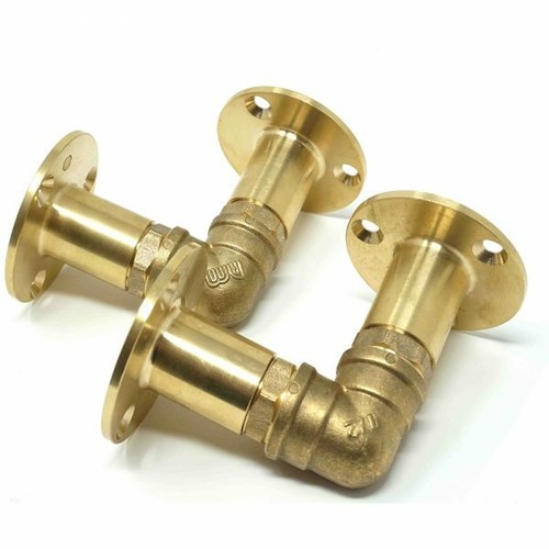 Industrial brass elbow - brass, style