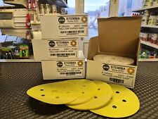 STEMMA® PAPER SANDING DA DISCS 6inch 150mm HOOK LOOP GRIP ABRASIVE 50 PACK