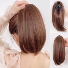 Thick Hair Ponytail Clip In Real As Human Claw On Pony Tail LONG Hair Extensions