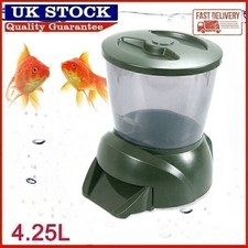 AUTOMATIC POND KOI FISH FEEDER HOLIDAY TIMER AUTO DISPENSE FEED DIGITAL TIMER
