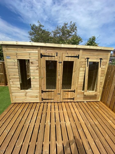 12x8 wooden garden - wooden,