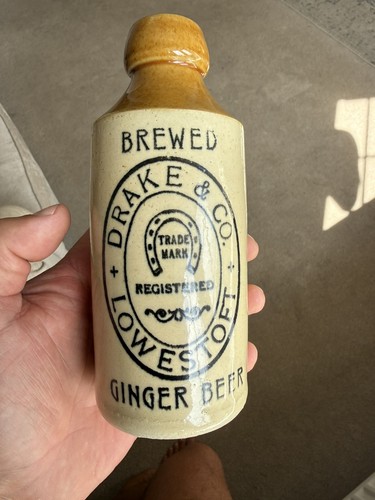 Norfolk ginger beer bottle - beer,