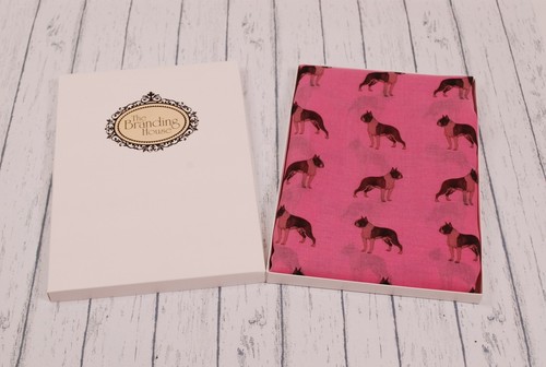 Boston terrier dog print scarf - boston,