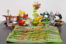 KUNG FU PANDA 3 COMPLETE SET 9 FIGURES WITH PAPERS KINDER SURPRISE EGG TOYS 2015