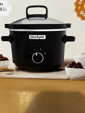 Crock-Pot Csc046 Slow Cooker 2.4 Litre Black Aluminium 2.4 Liters