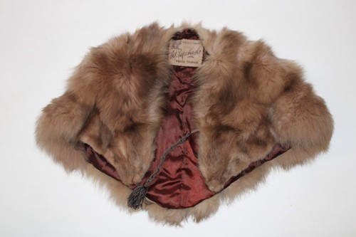 Brown vintage real - brown, stole