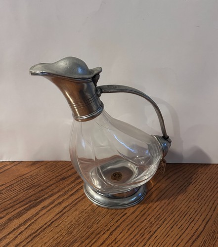 Vintage clear glass decanter - vintage!,