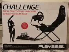 Playseat Challenge Actifit Foldable Racing Seat Gaming Black Sim Thrustmaster