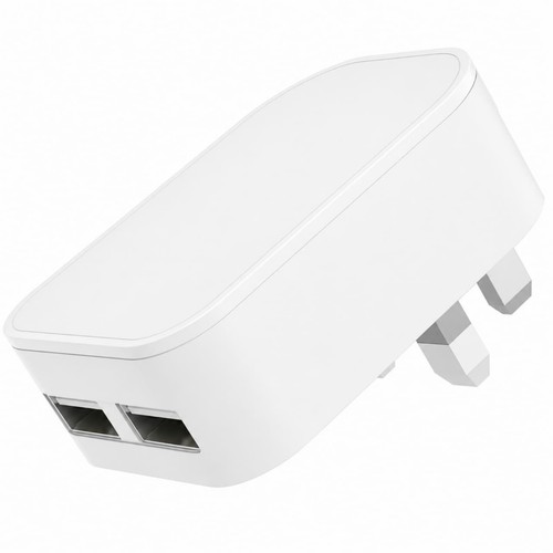 Dual usb plug pin adapter - uk,