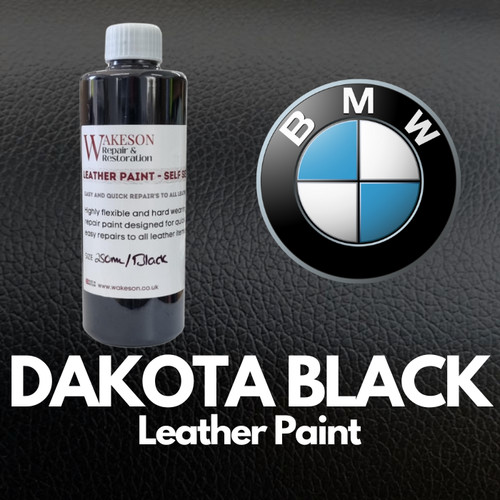 Leather paint bmw dakota - leather, black