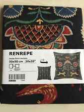 Ikea Renrepe Folk Art Decorative Cushion Cover 50x50cm NEW Woodland REVERSIBLE