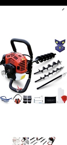 52cc petrol post hole borer - 52cc,