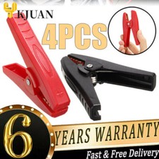 4X 100A Heavy-Duty Insulated Alligator Clips Battery Charger Clamp for Auto Boat