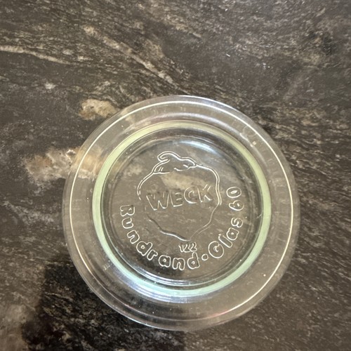 Weck replacement glass jar lid - weck,