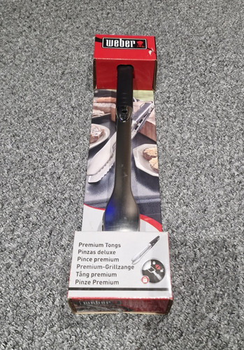 Weber premium tongs - tongs, 18in