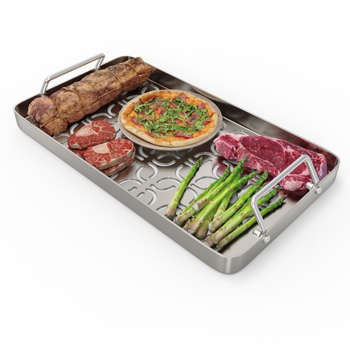 Stainless steel fish - stainless, &