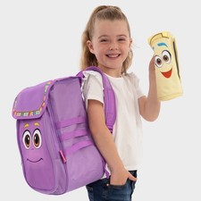 DORA Backpack And Pencil Case Set | Backpack And Map | Dora The Explorer Bag
