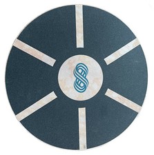 OR8 Wobble Balance Board Non-Slip Wooden Rehabilitation Exercise Training 40cm 