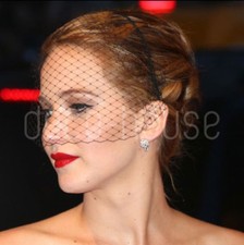 Black Fascinator Birdcage Veil