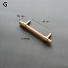 Walnut Wood Cabinet Handles Drawer Pulls Knobs Cupboard Handle Cabinet Door  