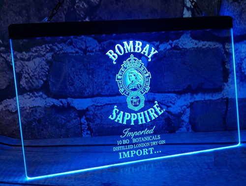 Bombay sapphire gin led neon - bombay,