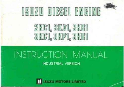 Isuzu diesel engine - diesel, 3ka1