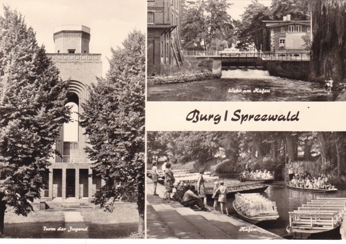 Postcard castle spreewald - postcard,
