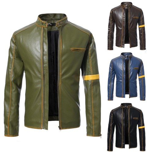 Men motorcycle leather - men's,