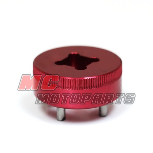 Red for ducati steering stem - for,