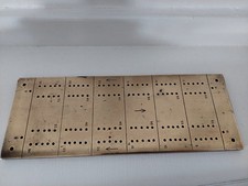 Brass Cribbage Board 120 Holes