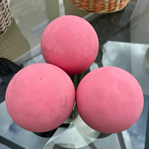 Set pink rubber skittle - set,