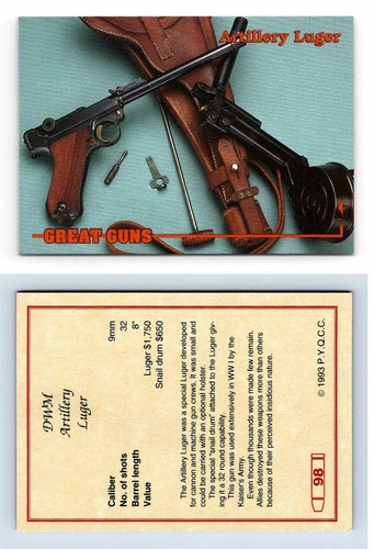 Artillery luger great guns - artillery,