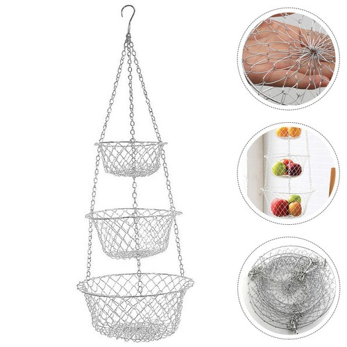 Wall hanging fruit basket 3 - wall,