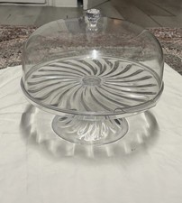 Large Cake Stand with Lid Dome