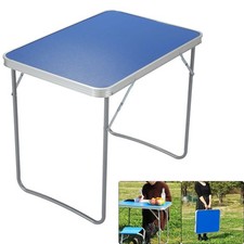 Aluminum Portable Adjustable Folding Table Camping Outdoor Picnic Party BBQ
