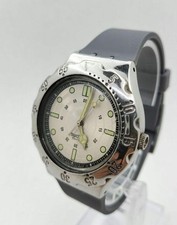 Swatch IRONY SCUBA YDS102 Quartz Watch 3.8cm Case 18cm Band New Battery